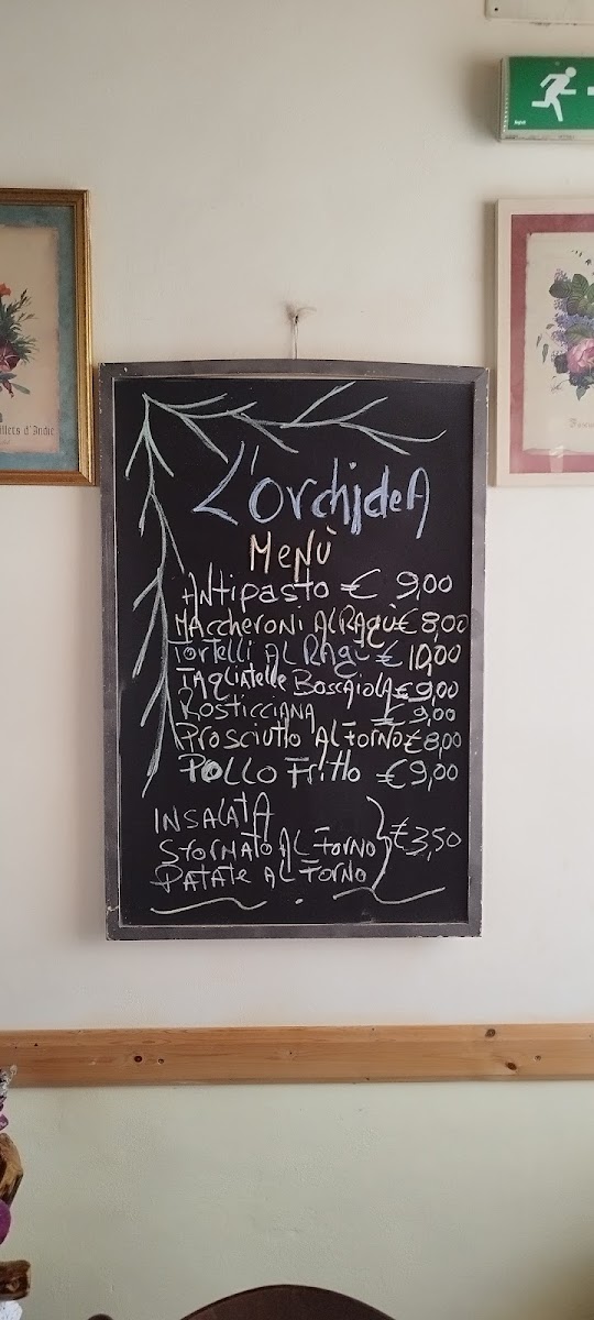 Menu Locanda L'orchidea-2